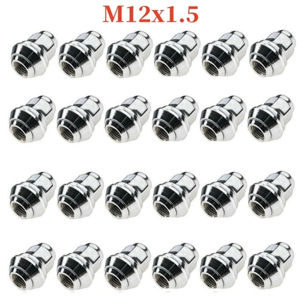 24X Hjulmutter Konisk Mutter Mondeo M12x1,5 SW 19 for Ford Alufelger Fiesta