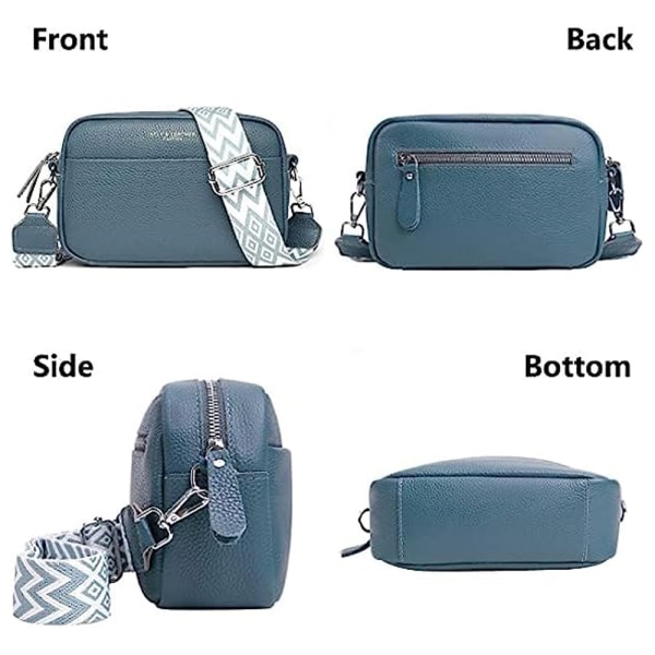 Crossbody-väskor för kvinnor Crossbody-kameraväska Handväska Tjock rem