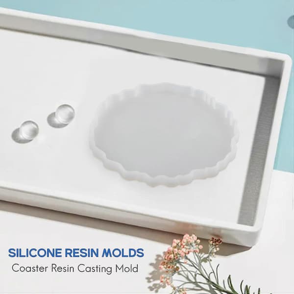4 stk. Silikone Agat Brik Resin Støbeform, Brik Epoxyforme Håndværk DIY, Boligindretning