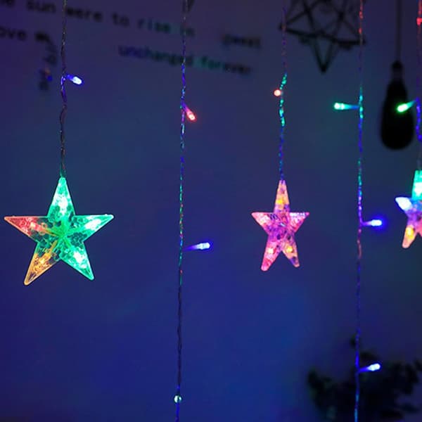 LED lysnet lysgardin indendørs udendørs have julelys dekoration