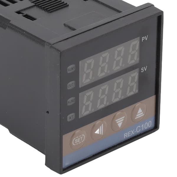 PID Termostat Temperaturregulator Sæt 0‑400℃ Digital Temperaturregulator med Termoelement Relæ AC100‑240V