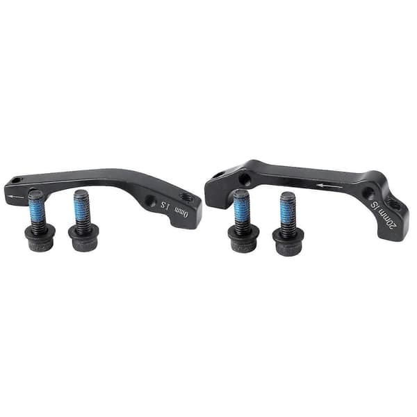 2-pack Skiva Bromsokalyperfäste Adapter IS/post För , 1-pack Fram 180mm Bak 160mm & 1-pack Fram 160