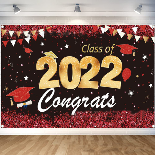 2022 Examenssäsong Bakgrundstyg, Examen Fest Dekoration