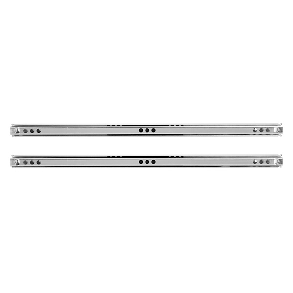 2 st/set 342x17mm kallvalsat stål lådskena kullager glid för skåp sidobord
