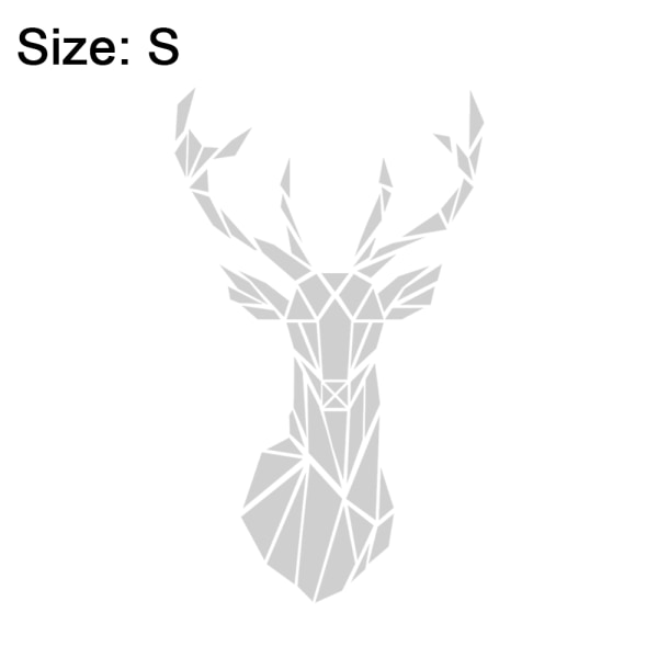 Sika Deer Head Stereo Acrylic Wall Sticker