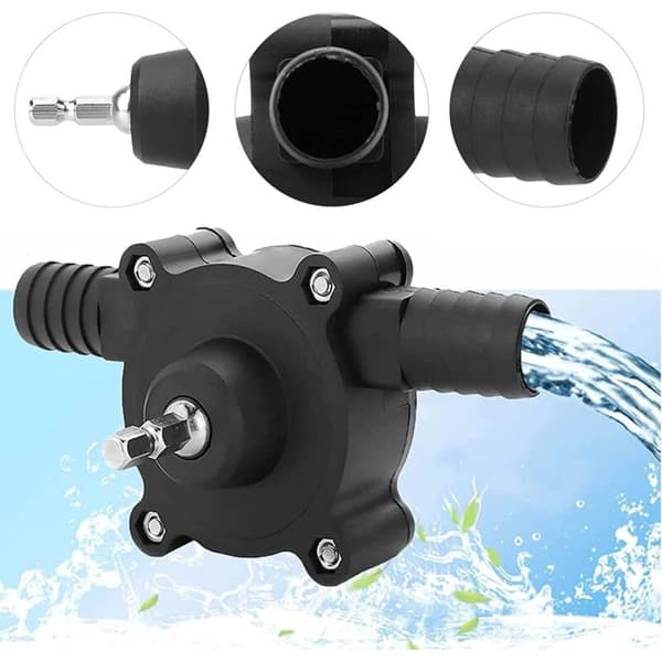 1 stk. Elektrisk drillpumpe, vannpumpe mini hånd elektrisk drillpumpe