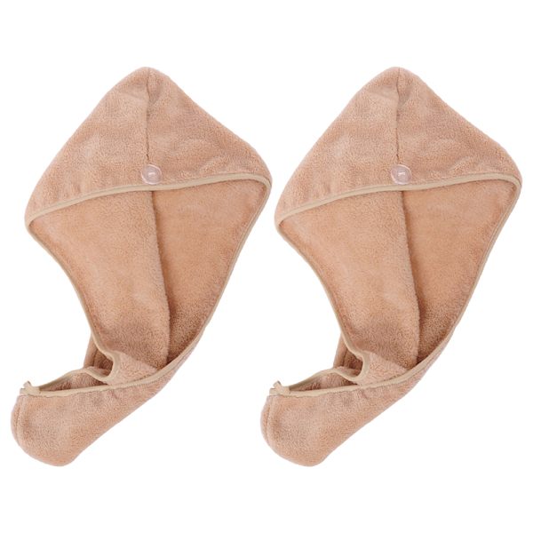 Hårhandduk Superabsorberande (2-pack) Hårwrap Dusch och