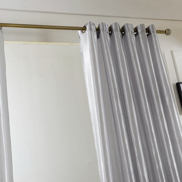 Moderne vindusgardin i solid imitert silke, elegant moderne design for stue og bad, antiallergisk og antibakteriell, slitesterk polyester