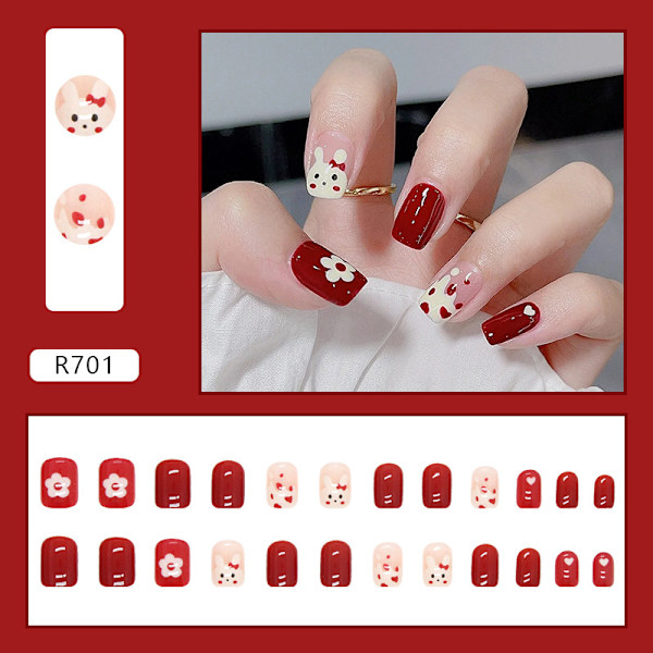Joefnel Press on Nails  Europeiska falska naglar Press on Nails UV
