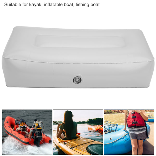 Kajak uppblåsbar sittdyna mjuk PVC fuktbeständig fiskebåt tillbehör utomhusartiklar