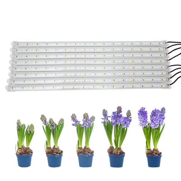 Full Spectrum Växtlampa Timer Dimbar För Inomhus Växtfrön LED Växtväxande Lampa 100-240V EU-kontakt