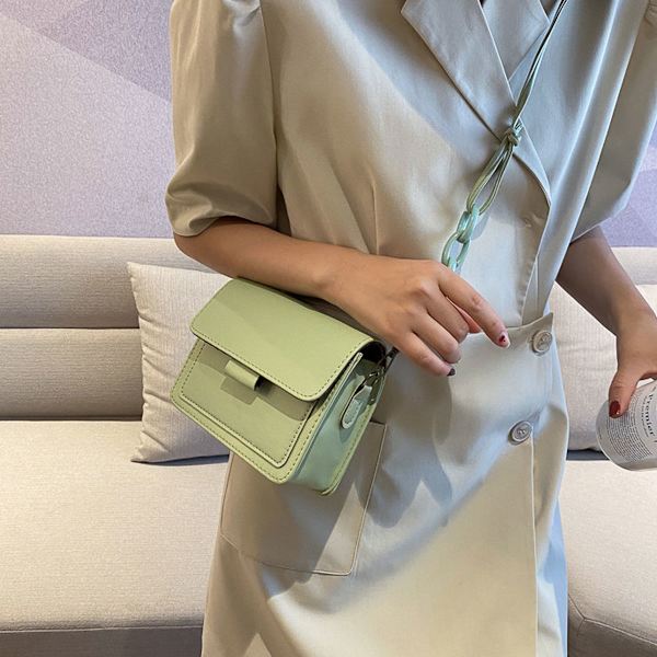 Ny casual all-in-one fashion liten fyrkantig väska retro singel