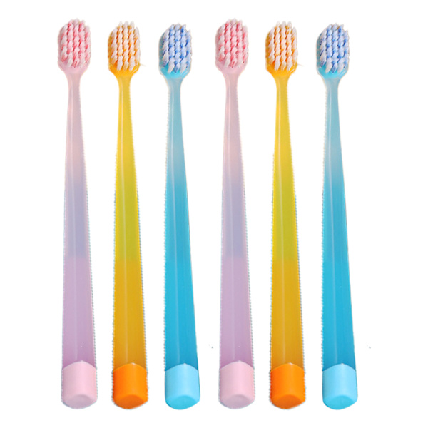 Mjuka tandborstar, 6-pack