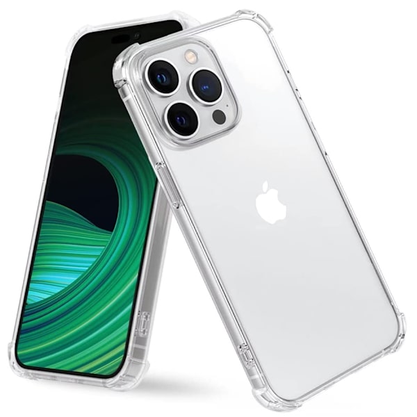 Transparent TPU Cover til iPhone 14 – Stødsikker