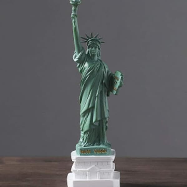 Frihetsgudinnan Skulptur New York City Liberty Island Samling