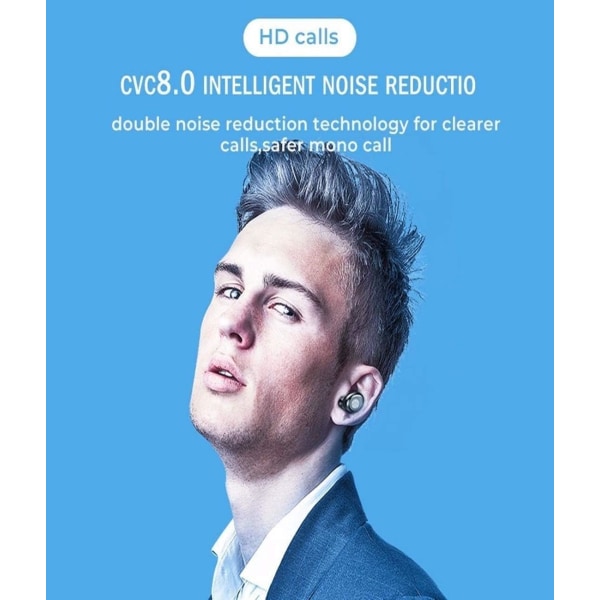 Oppgraderte Bluetooth-ørepropper fra 2020, AEDILYS 5.0 ørepropper med
