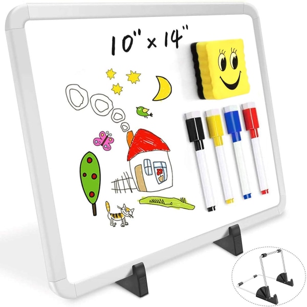 Liten Dry Erase White Board 10 X 14", magnetiskt skrivbord