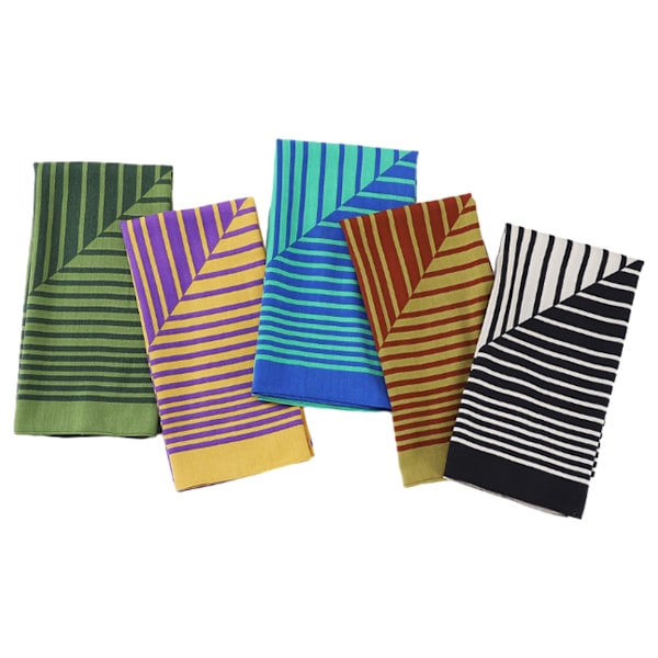 Moderna Design Scarves, Plattvävd Tyg Inspirerad Imitationssilke, 4-Delars Mångsidigt Sortiment För Flera Användningsområden Inklusive Halsscarfar, Bandanas,