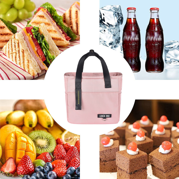 Lunchboxväska Bärbar bento-väska stor kapacitet picknick