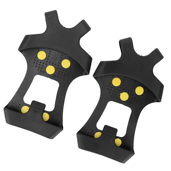 Is-Pigge Spikes Kramponer Anti-Slip 10 Stål Pigge Vandring Trækkraft Sne Greb Pigge (M (36-38))