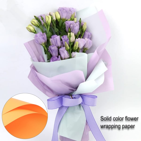 20 ark blomsteromslagspapper blombukett presentförpackning Su