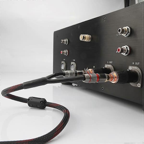 Xlr til Rca hun socket adapter forgyldt rød Rca stik til Hifi lydstik (xlr hun)