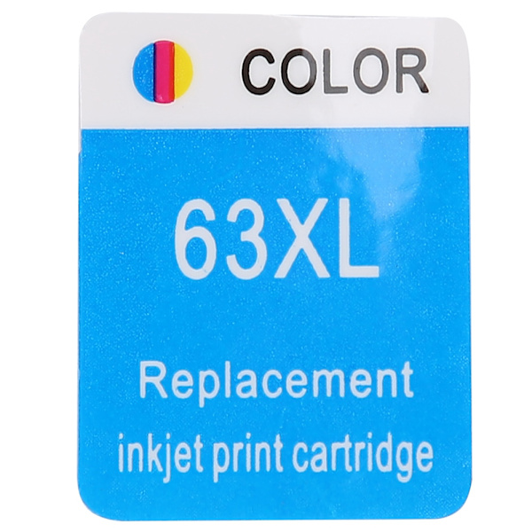 Täytettävä mustekasetti, suuri kapasiteetti, tulostinlisävarusteet HP63 2130 3630 4520 4650 63XL Värillinen