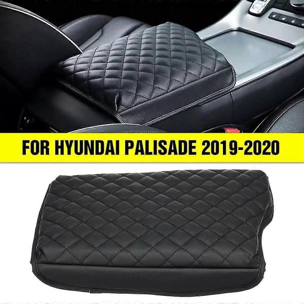 Bil Skinn Senterkonsoll Armlene Boks Matte Beskyttelse Trekk For Palisade 2019 2020