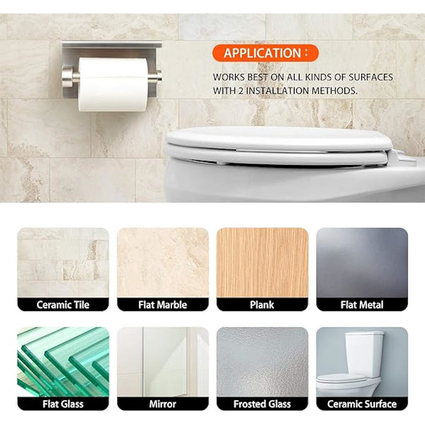 WC-paperiteline, Abree WC-rullateline ilman porausta