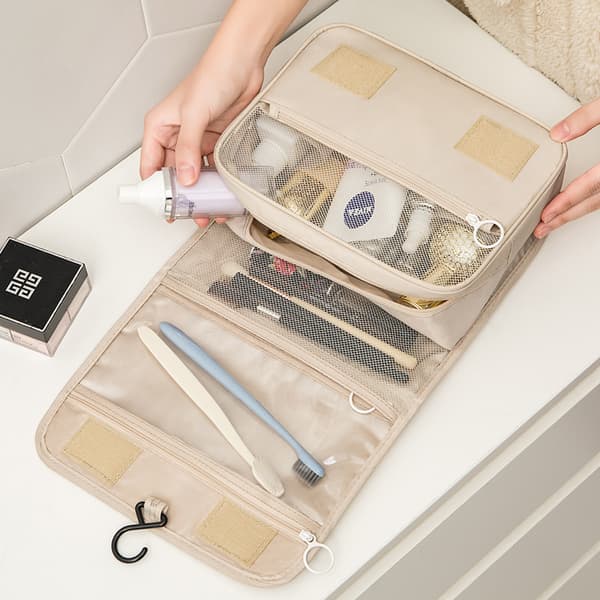 Sort, udendørs makeup taske til piger, makeup taske, toilettaske til kvinder