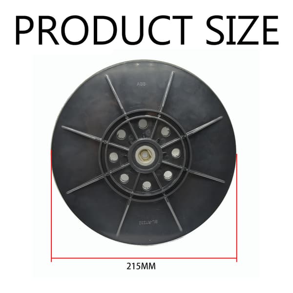 Slipeskive Ø 215 mm kompatibel med Einhell TC-DW 215 TE-DW tørrsliper