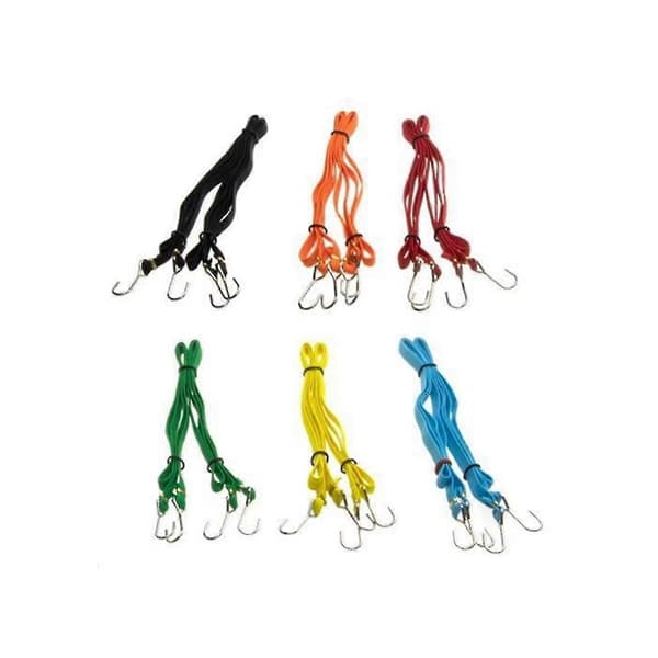 2 stk. elastisk tagbagagebærerrem til 1/10 RC bæltebil Axial Scx10 Trx4 D90, 6