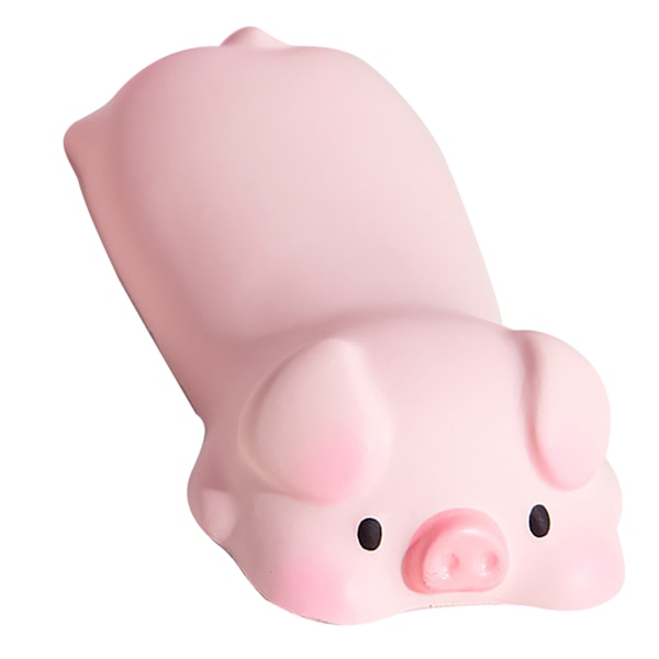 Håndleddstøtte for tastatur med tegneserie-dyr, myk og komfortabel, lindrer tretthet, håndleddstøtte for tastatur for hjem, spill og kontor, rosa gris