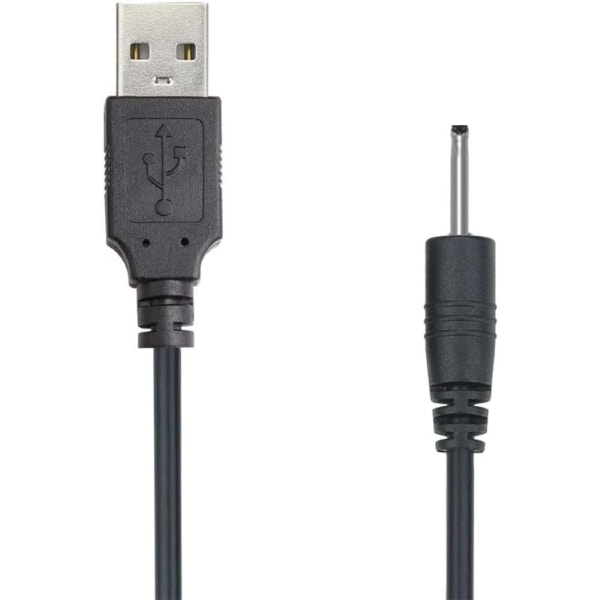 USB till DC 2,0 mm-kabel, hörlurar USB DC-laddaradapter, USB 2.0