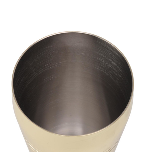 Cocktail Shaker 304 Rustfritt Stål Mikser Drikk Shaker for Hjemme Barsett Barverktøy 510ml Gull
