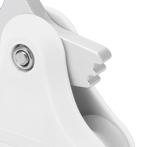 Tauklykke i aluminiumlegering for fri dykking med tauretrakt, høy effektivitet, dykketilbehør, hvit