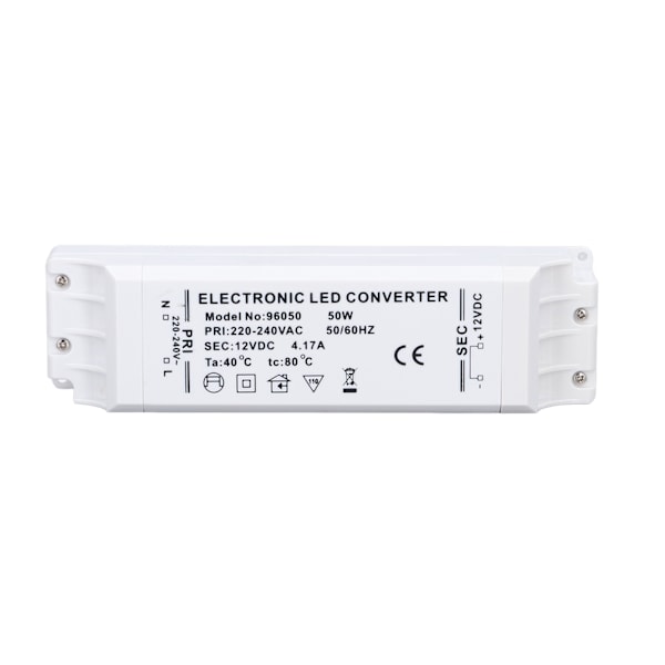 LED-driver 50W 12V 4.17A Strømforsyning LED Konstant Strøm Driver Strømforsyning AC 220V
