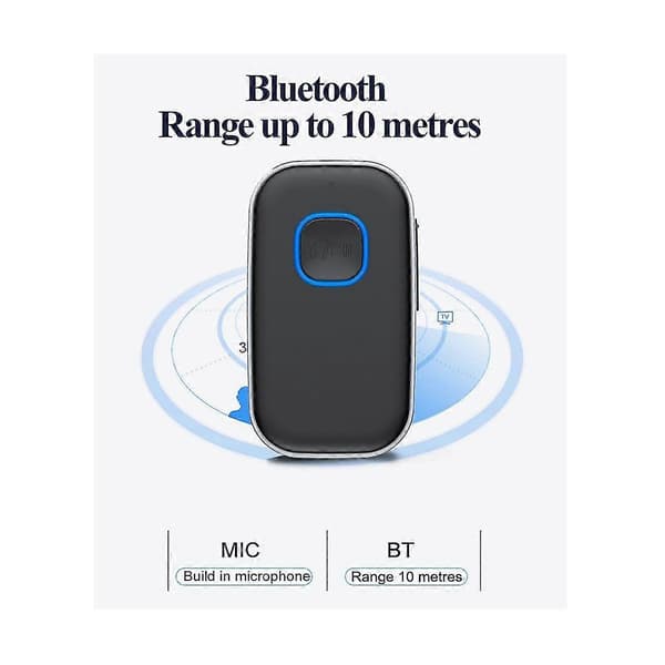 Bluetooth-vastaanotin mikrofonilla Aux-autoadapteri 3,5 mm langaton Bluetooth 5.0 -äänimuunnin