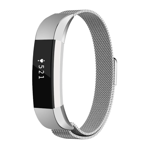 Kompatibel med Fitbit Alta Band Metall, Rustfritt Stål Band Justerbar Tilbehør Armbånd Small Large for Alta Armbånd Kvinner Menn
