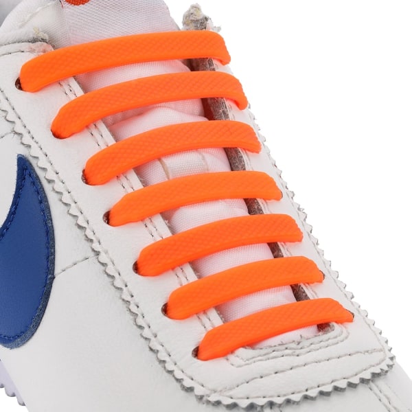 Skotråder uten knyting for barn og voksne, elastiske skotråder for sneakers