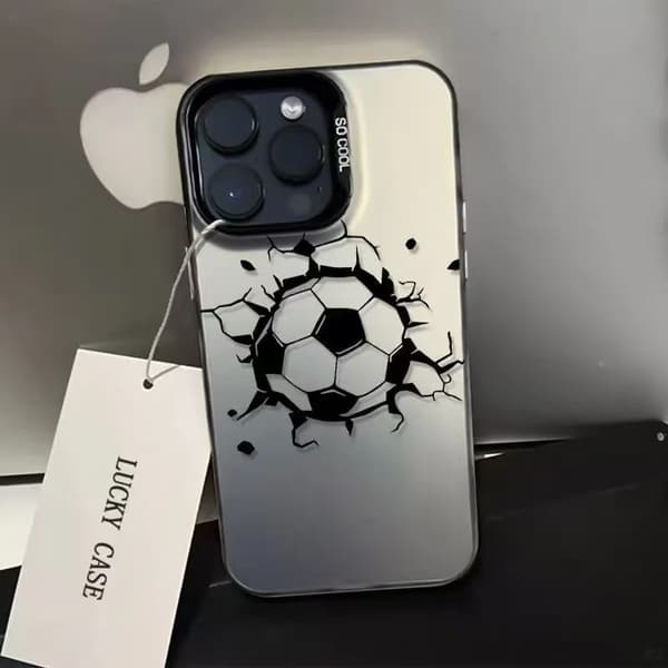 Unikt och kreativt mobilskal med exploderande fotbollsdesign för VM – iPhone 12 mini