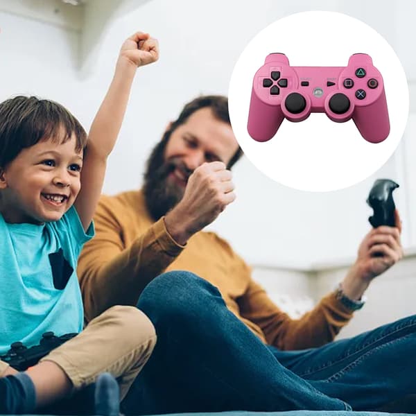 PS3 Bluetooth trådlös Bluetooth vibrationshandkontroll ps3 spel trådlös handkontroll
