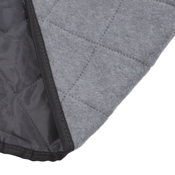 Vanntett teppe i Oxford-stoff, fleece, varmt gressteppe for utendørs camping, piknik, svart