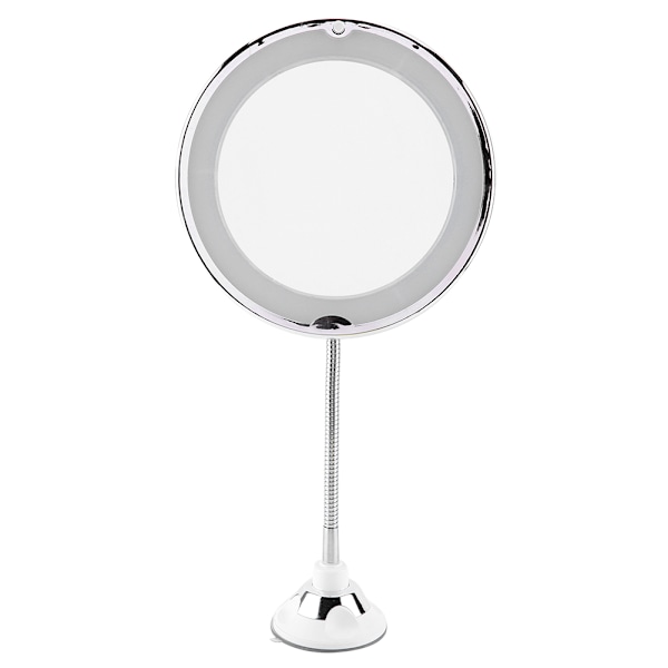 5x Förstorande Makeup LED Glas Resa Makeup Justerbar Fåfänga Spegel