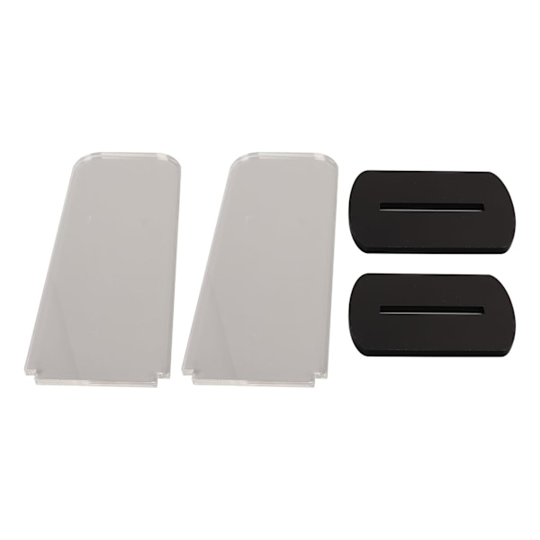 2 stk. Akryl Boksehandskestaender Vertikal Boksehandskestaender Akryl Handskeholder Sort