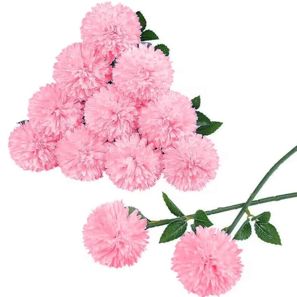 12 Bundter Kunstige Blomster Solsikke Udendørs UV-Resistent