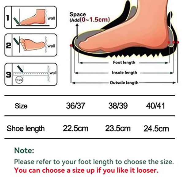 Boble-Slides Flip-Flops til Kvinder og Mænd, Tyk Polstret