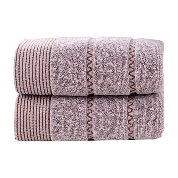 2-pack handdukar för badrum, ansiktstvättlapp i bomull, mjuk