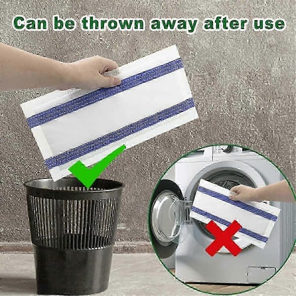 Moppepuder til trægulve, Multi-feje refill til Wet Jet - 10 stk.