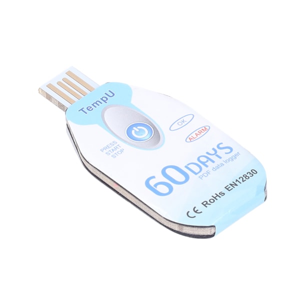 Mattemperaturinspelare Bärbar Temperaturdatalogger PDF-rapport USB-driven Datalogger